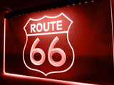 Route 66 Mother Road LED Neon Sign USB - Red - TheLedHeroes