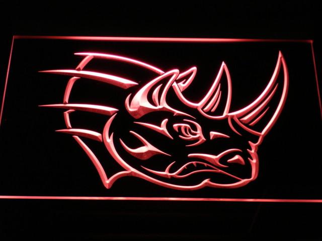 Grand Rapids Rampage 2 LED Neon Sign USB - Red - TheLedHeroes