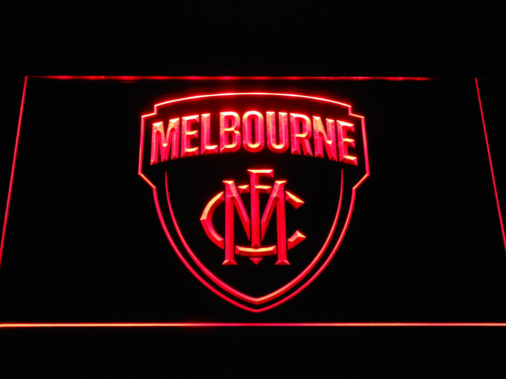 FREE Melbourne Football Club LED Sign - Red - TheLedHeroes