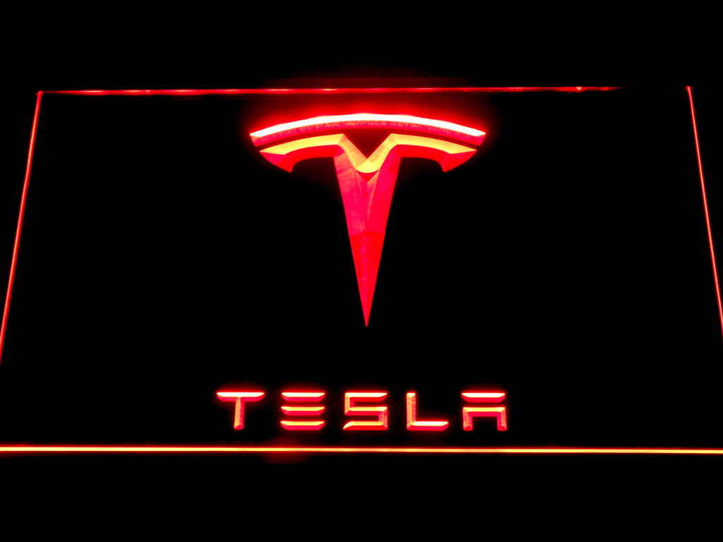 Tesla LED Sign - Red - TheLedHeroes