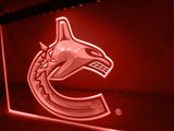 Vancouver Canucks LED Neon Sign Electrical - Red - TheLedHeroes