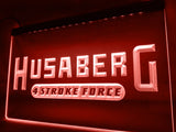 Husaberg Motorcycle Bike LED Neon Sign Electrical - Red - TheLedHeroes