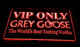 FREE Grey Goose VIP Only LED Sign - Red - TheLedHeroes