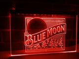 Blue Moon (2) LED Neon Sign USB - Red - TheLedHeroes