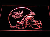 Grand Rapids Rampage Helmet LED Neon Sign USB - Red - TheLedHeroes
