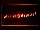 The Joker Why so serious LED Neon Sign USB - Red - TheLedHeroes