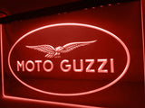 FREE Moto Guzzi Motorcycle LED Sign - Red - TheLedHeroes