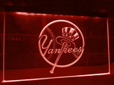 New York Yankees LED Neon Sign USB - Red - TheLedHeroes