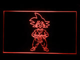 FREE Dragon Ball Z GT Super Saiya Son Goku LED Sign - Red - TheLedHeroes