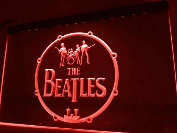 The Beatles (2) LED Neon Sign USB - Red - TheLedHeroes