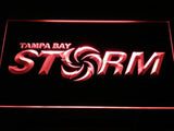 Tampa Bay Storm LED Neon Sign USB - Red - TheLedHeroes