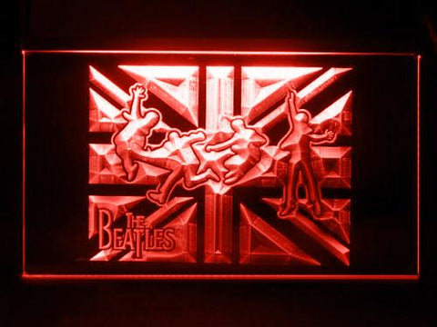 The Beatles England Jump LED Neon Sign Electrical - Red - TheLedHeroes