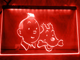 FREE The Adventures of Tintin LED Sign - Red - TheLedHeroes