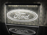 Ford LED Neon Sign Electrical - White - TheLedHeroes