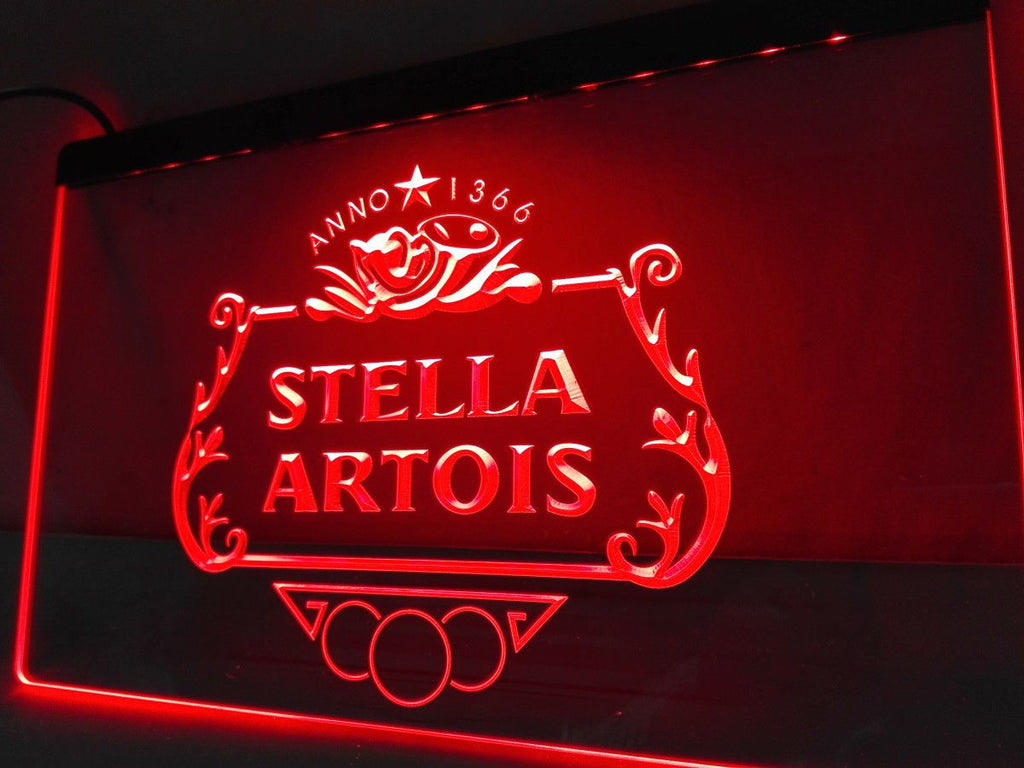 Stella Artois LED Neon Sign USB - Red - TheLedHeroes