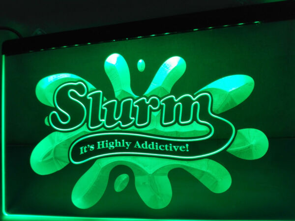 FREE Futurama Slurm LED Sign - Green - TheLedHeroes