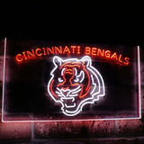 Cincinnati Bengals Dual Color Led Sign - Normal Size (12x8.5in) - TheLedHeroes