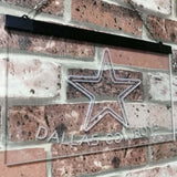 Dallas Cowboys Star Dual Color Led Sign -  - TheLedHeroes