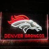 Denver Broncos Dual Color Led Sign -  - TheLedHeroes