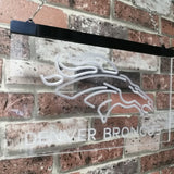 Denver Broncos Dual Color Led Sign -  - TheLedHeroes