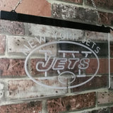 New York Jets Dual Color Led Sign -  - TheLedHeroes