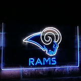 Los Angeles Rams Dual Color Led Sign -  - TheLedHeroes