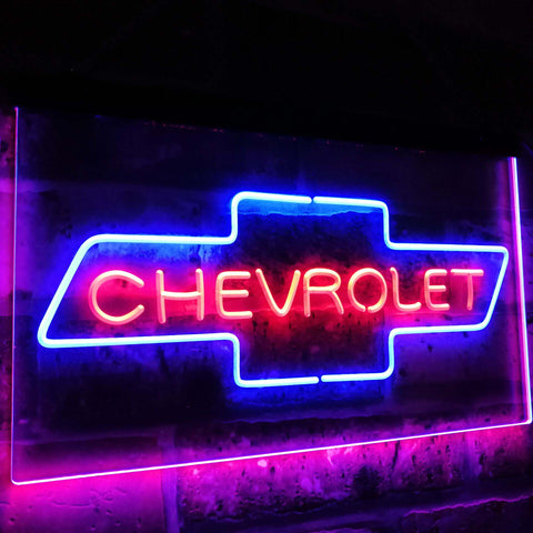 Chevrolet Dual Color Led Sign - Normal Size (12x8.5in) - TheLedHeroes