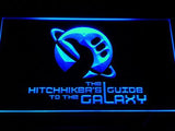 The Hitchhiker's Guide To The Galaxy (2) LED Neon Sign Electrical - Blue - TheLedHeroes