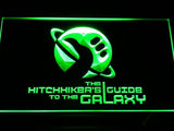 FREE The Hitchhiker's Guide To The Galaxy (2) LED Sign - Green - TheLedHeroes