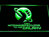 The Hitchhiker's Guide To The Galaxy (2) LED Neon Sign Electrical - Green - TheLedHeroes