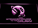 FREE The Hitchhiker's Guide To The Galaxy (2) LED Sign - Purple - TheLedHeroes