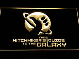 FREE The Hitchhiker's Guide To The Galaxy (2) LED Sign - Yellow - TheLedHeroes