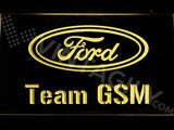 Ford Team GSM LED Neon Sign USB - Yellow - TheLedHeroes