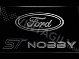 Ford ST Nobby LED Neon Sign USB - White - TheLedHeroes