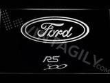 Ford RS 500 LED Neon Sign USB - White - TheLedHeroes