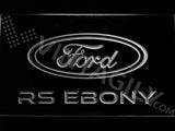 Ford RS Ebony LED Neon Sign Electrical - White - TheLedHeroes