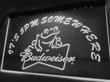 Budweiser Frog It's 5pm Somewhere LED Neon Sign Electrical - White - TheLedHeroes