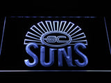 Gold Coast Football Club LED Neon Sign USB - White - TheLedHeroes