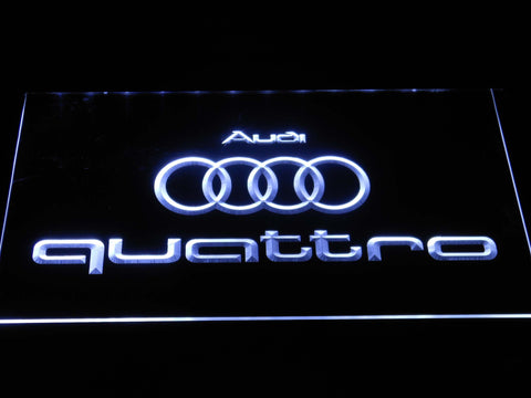 Audi Quattro LED Sign - Normal Size (12x8in) - TheLedHeroes