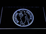 Boston Celtics 2 LED Neon Sign USB - White - TheLedHeroes