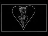 Betty Boop 2 LED Neon Sign Electrical - White - TheLedHeroes