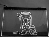 Duff (2) LED Neon Sign Electrical - White - TheLedHeroes