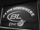 Bud Light Lime It's 5pm Somewhere LED Neon Sign Electrical - White - TheLedHeroes
