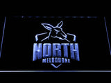 North Melbourne Football Club LED Neon Sign Electrical - White - TheLedHeroes