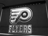 Philadelphia Flyers LED Neon Sign USB - White - TheLedHeroes
