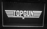 FREE Top Gun Movie Logo Bar Decor LED Sign - White - TheLedHeroes
