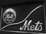 New York Mets (4) LED Neon Sign USB - White - TheLedHeroes