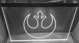 FREE Star Wars Rebel Alliance LED Sign - White - TheLedHeroes