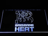 Brisbane Heat LED Neon Sign USB - White - TheLedHeroes