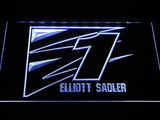 Elliott Sadler 2 LED Neon Sign Electrical - White - TheLedHeroes